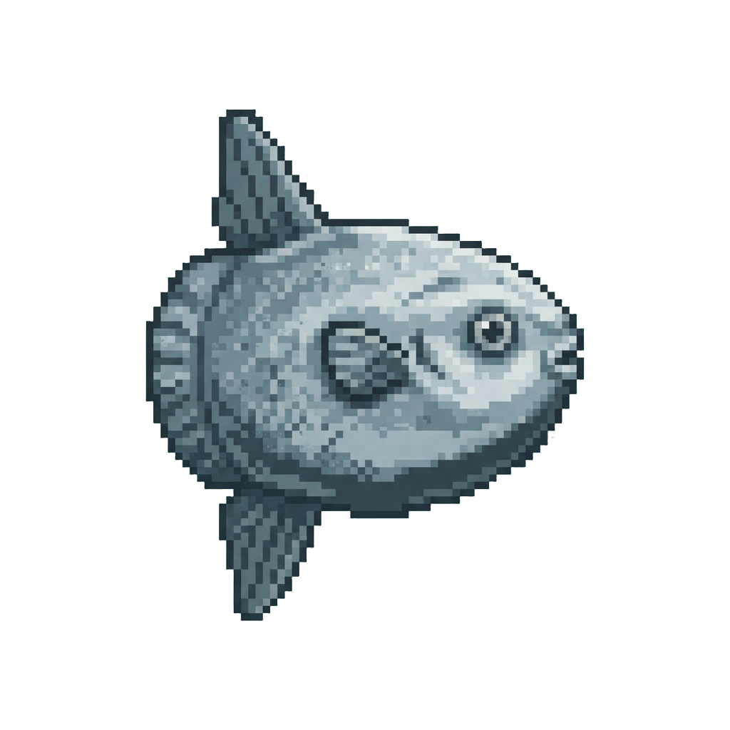 A Giant Round Ocean Sunfish