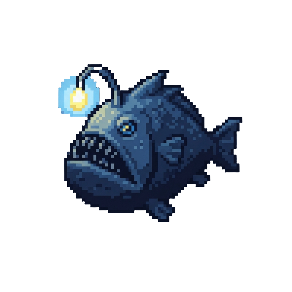 An Enormous Glowing Anglerfish