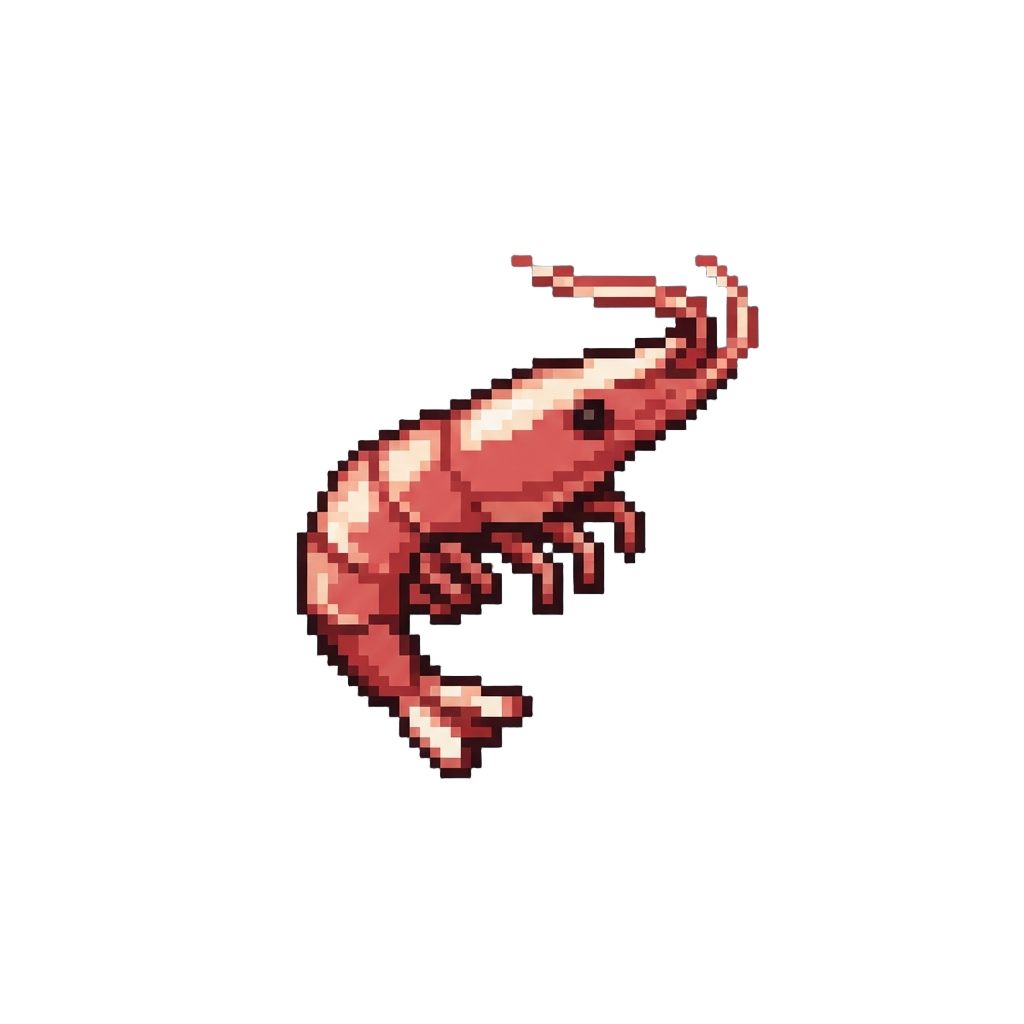 A Tiny Darting Shrimp