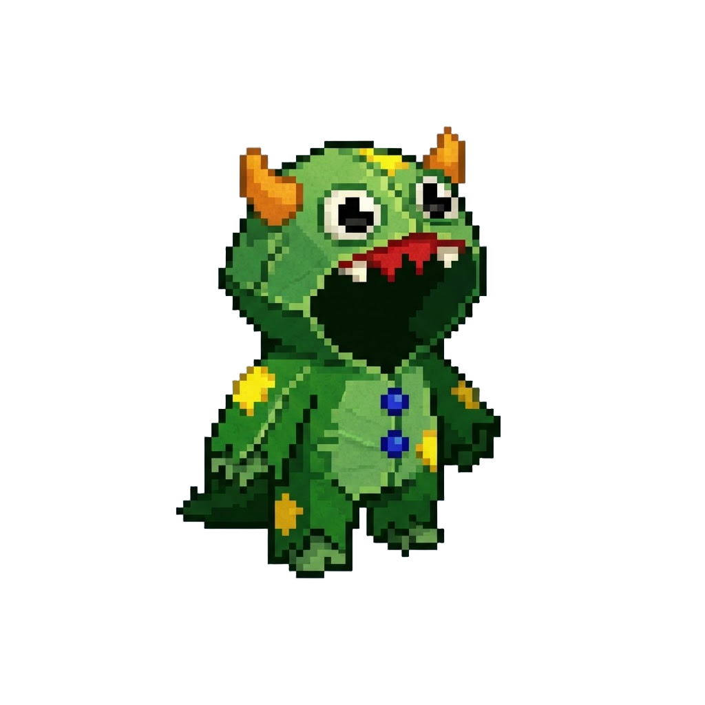 A Construction Paper Monster Suit