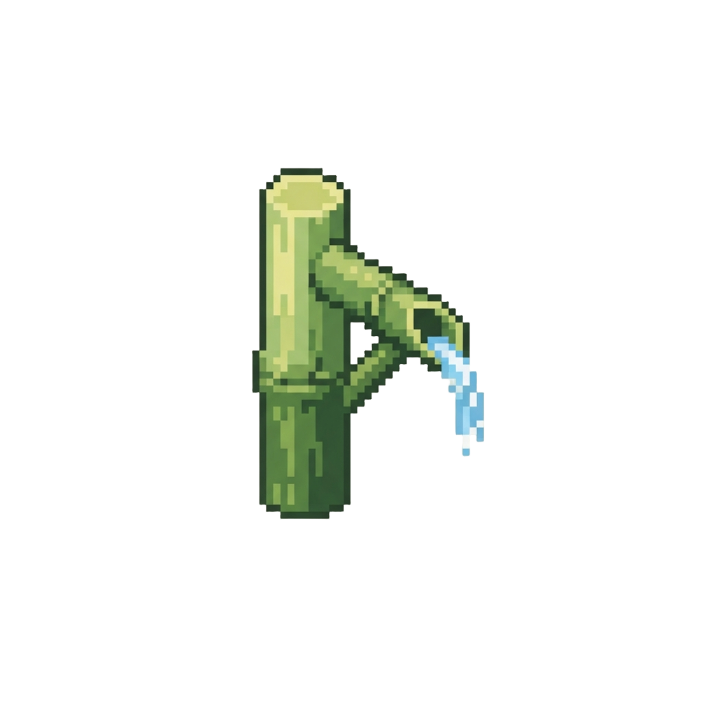 A Tiny Bamboo Water Spout
