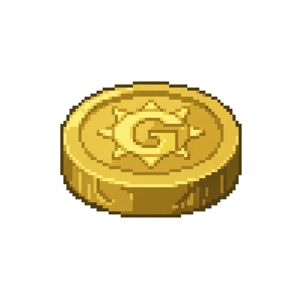 A Oversized Golden Coin