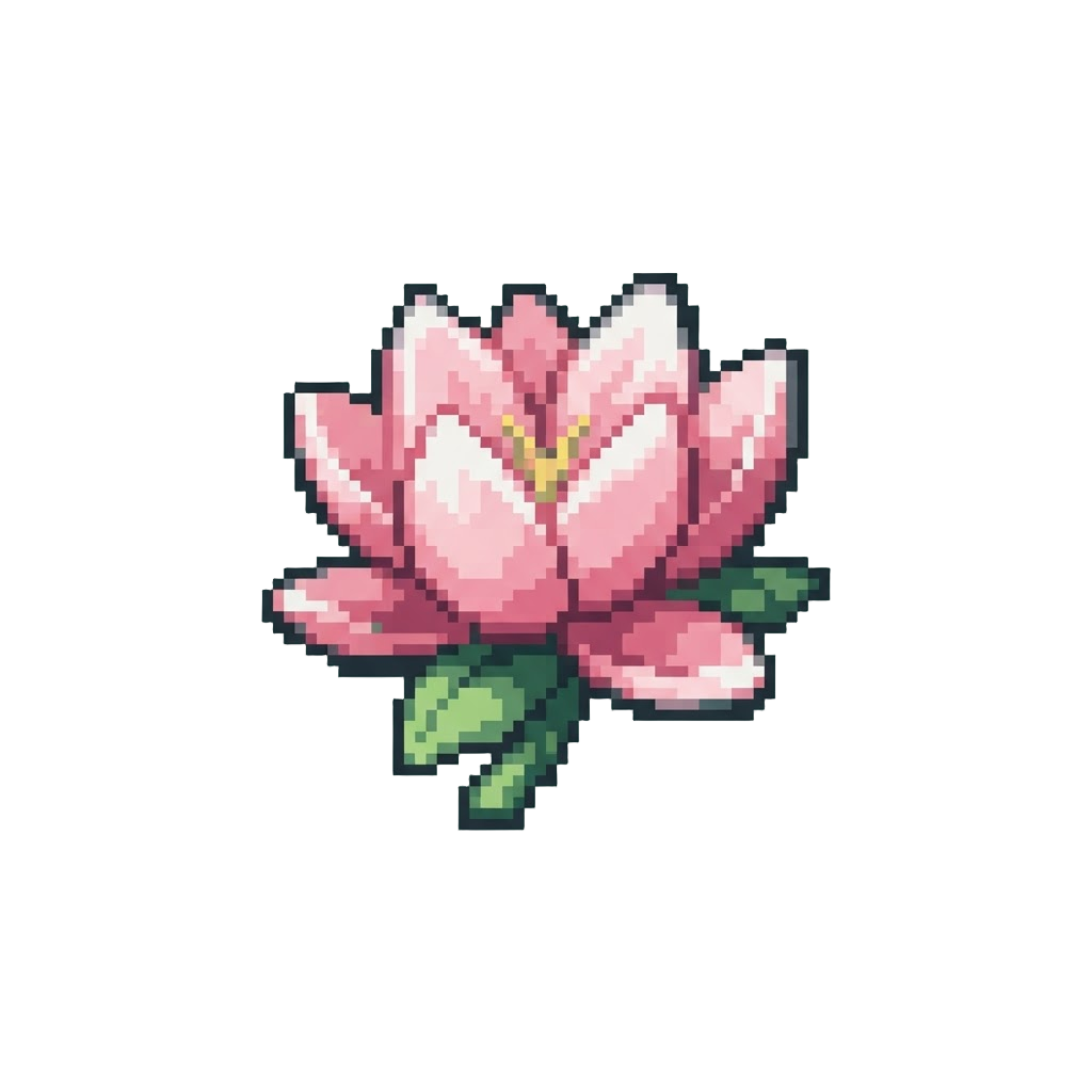 A Mini Lotus Flower