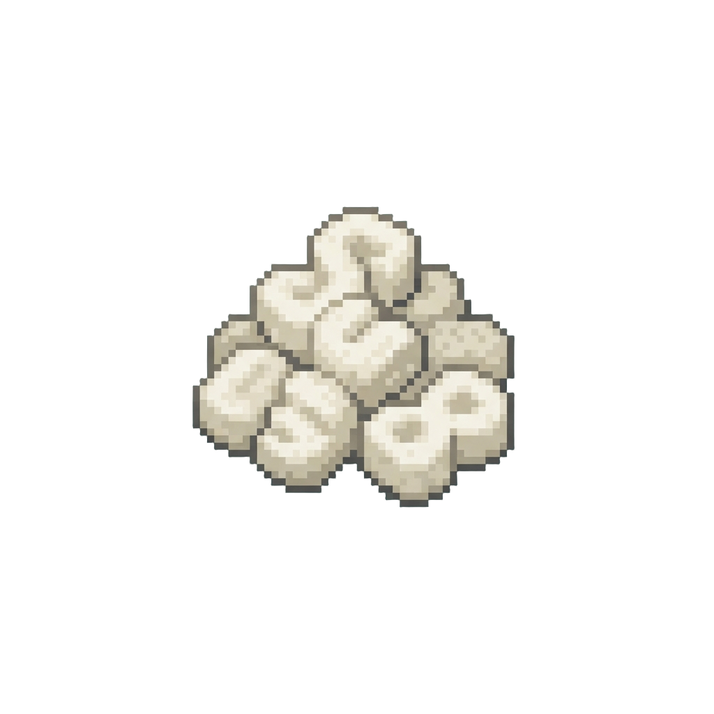 A Soft Mini Avalanche of Foam Peanuts