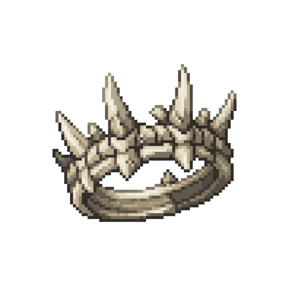 A Spiked Bone Crown