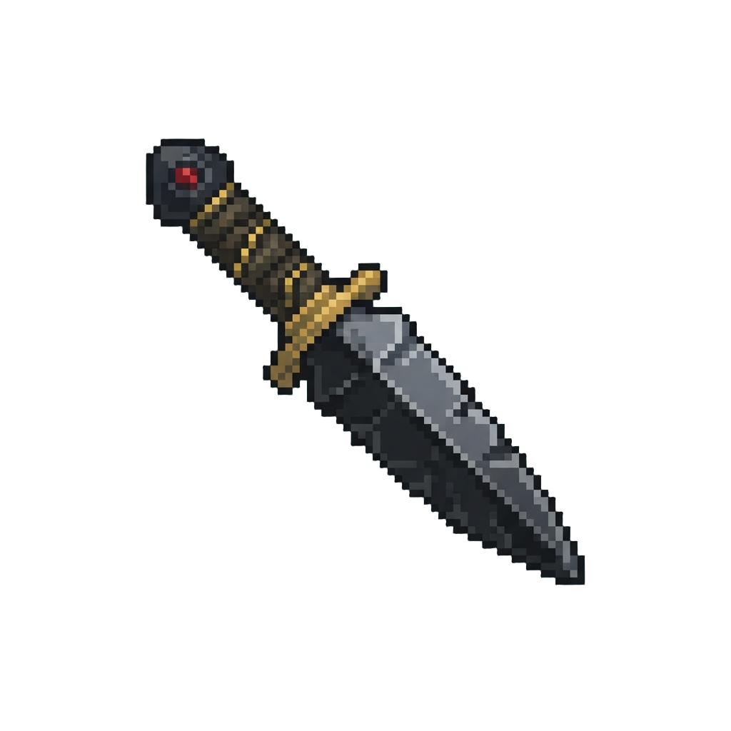 A Ceremonial Obsidian Dagger