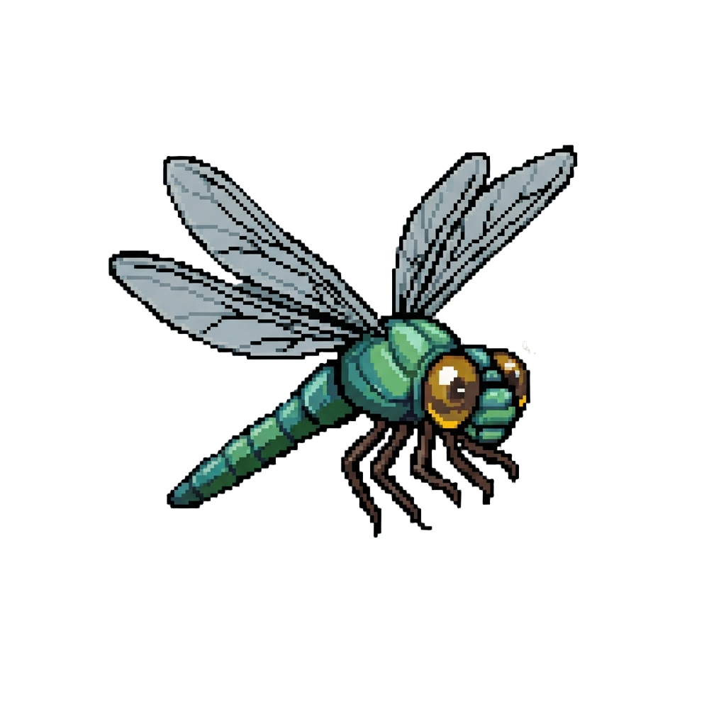 A Startled Giant Dragonfly