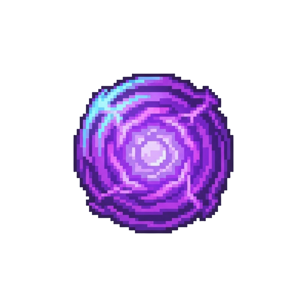 A Vibrant Neon Violet Shockwave
