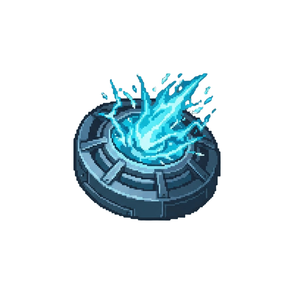 A Crackling Blue Arc-reactor Blast