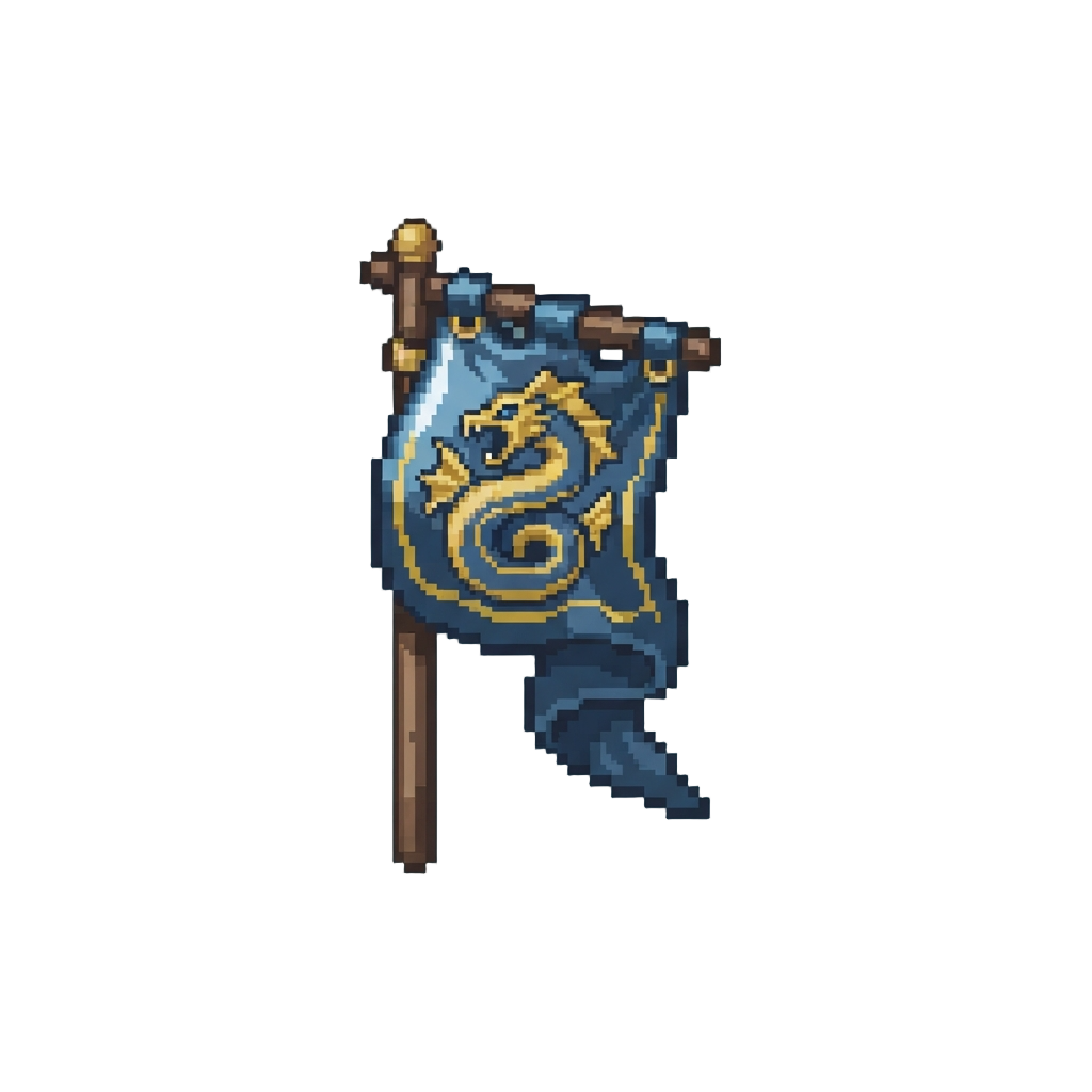 A Stormy Sea-serpent Banner