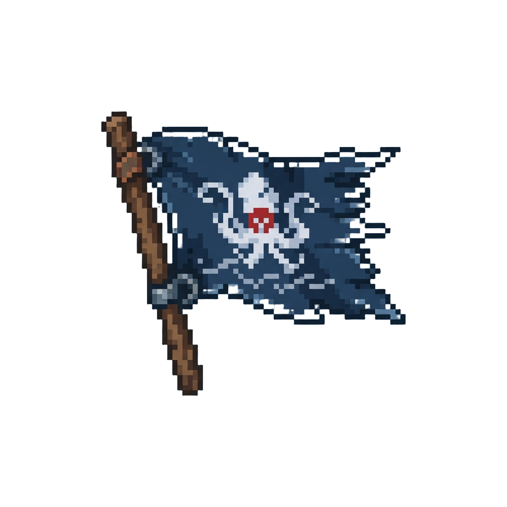 A Frayed Ocean Marauder Pennant