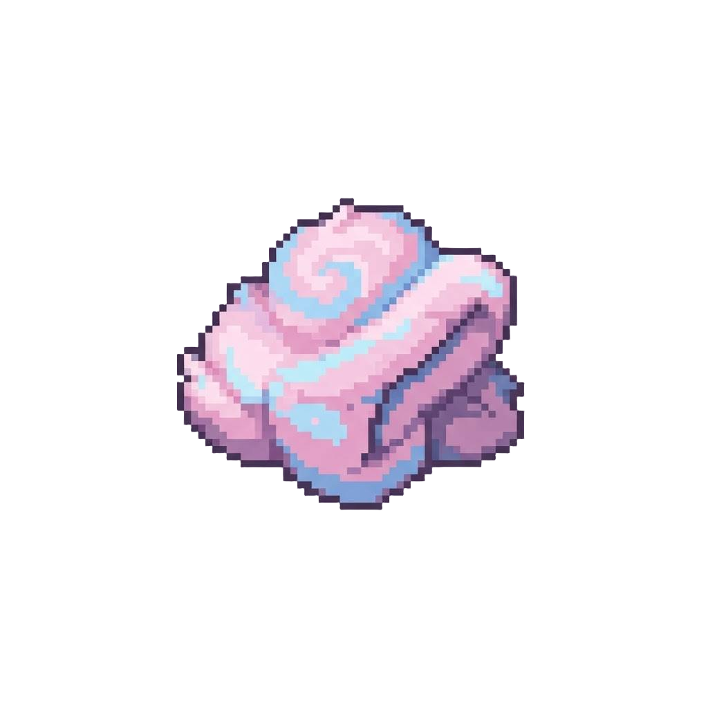Shy Cotton-candy Cloud Cover Hide