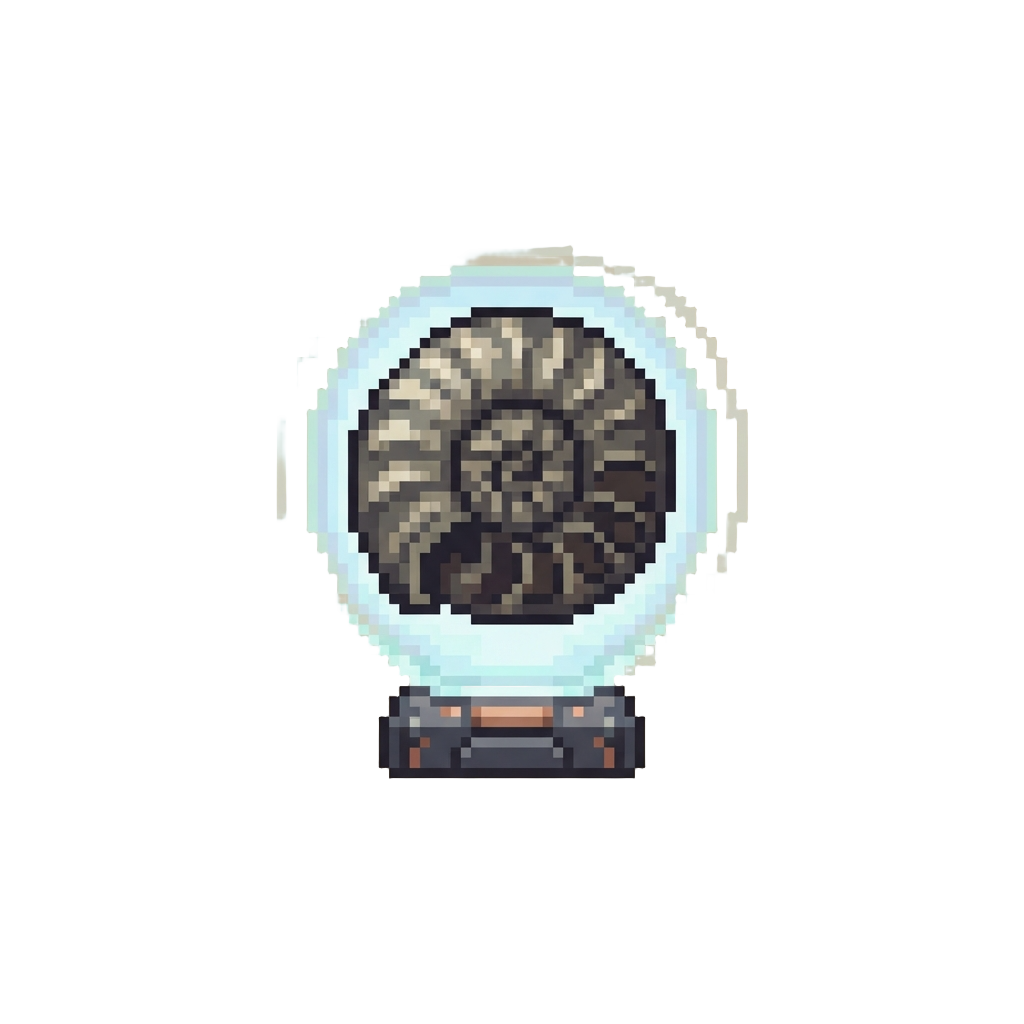 Ancient Fossil Image History Projection