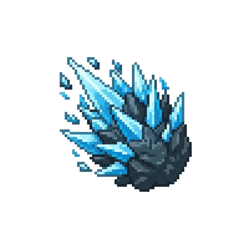 Furious Icy Spike Meteor Barrage