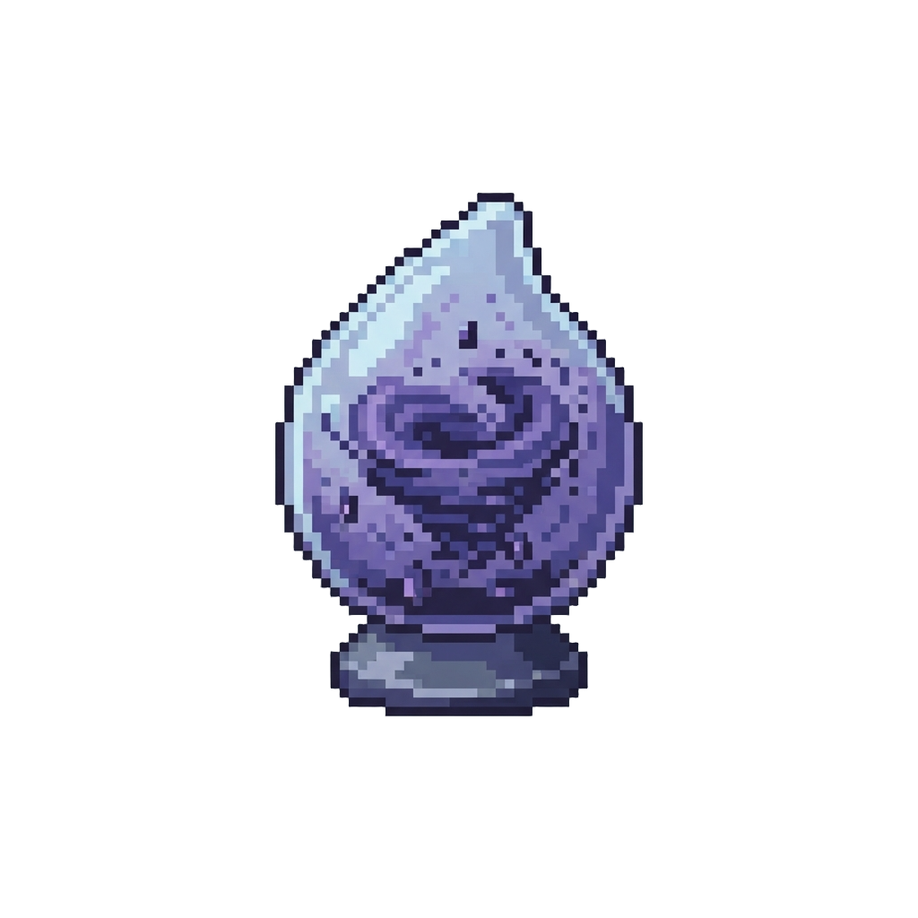 Melancholic Violet Atmospheric Rain