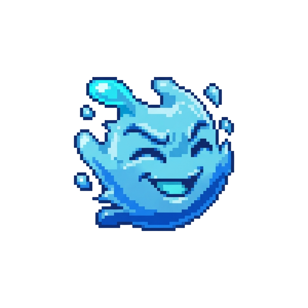 Teasing Water Splash Face