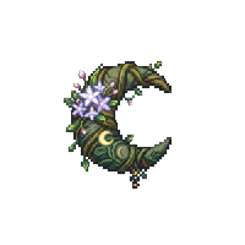 Nurturing Blooming Vine Moon Wrap