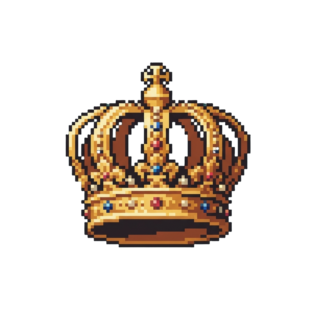 Majestic Golden Atmospheric Crown Radiance