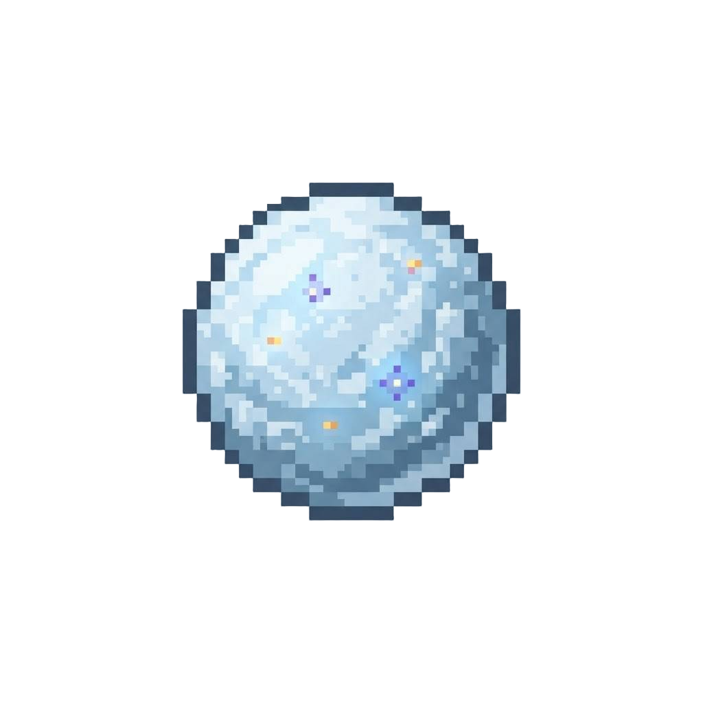Playful Giant Space Snowball Toss