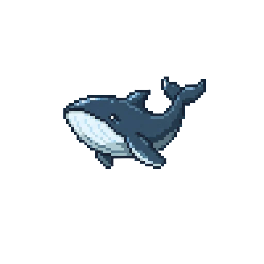 Peaceful Leaping Giant Whales