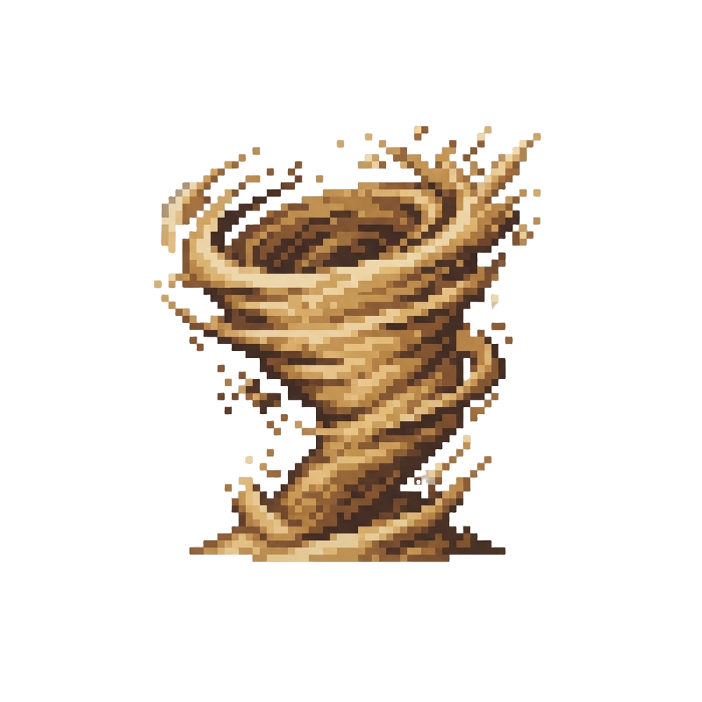 Angry Colossal Sand Tornado Eruption