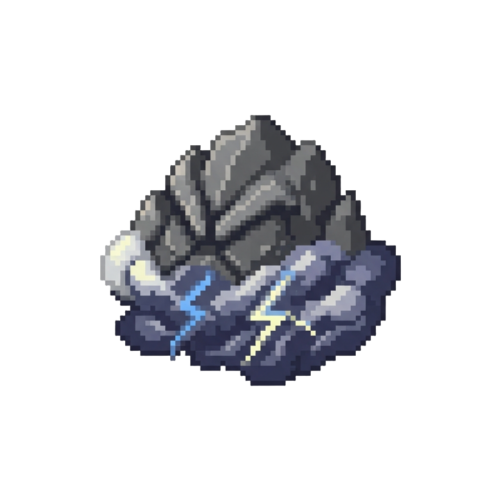 Grumpy Mountain Forehead Frown Storm