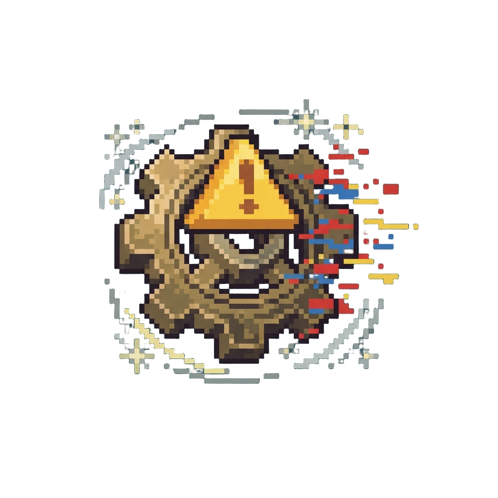 Confused Spinning Gear Warning Glitche