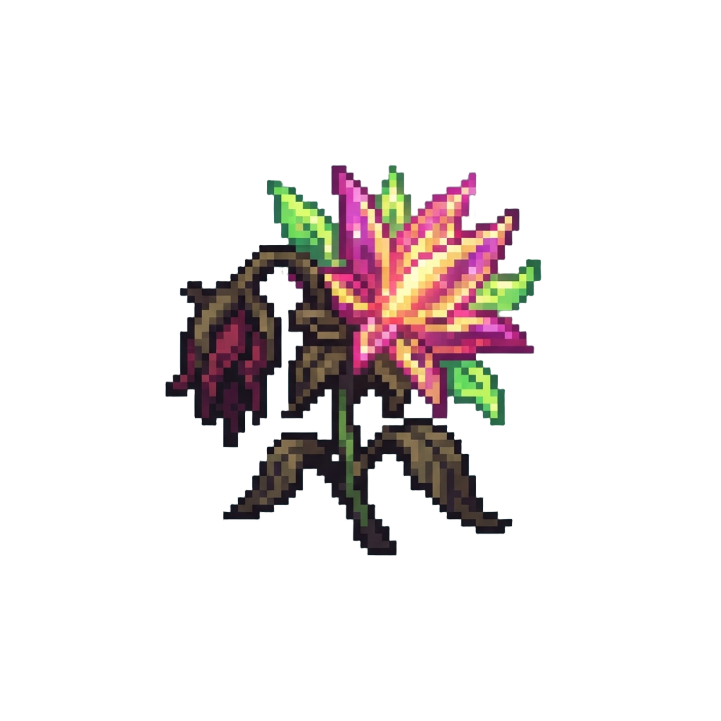 Dramatic Floral Wilt and Burst Rebound
