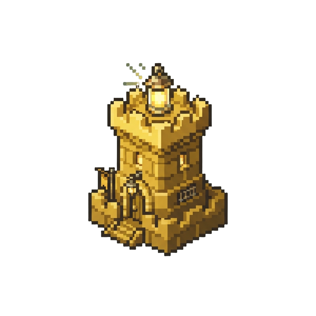 Benevolent Golden Castle Welcome Light