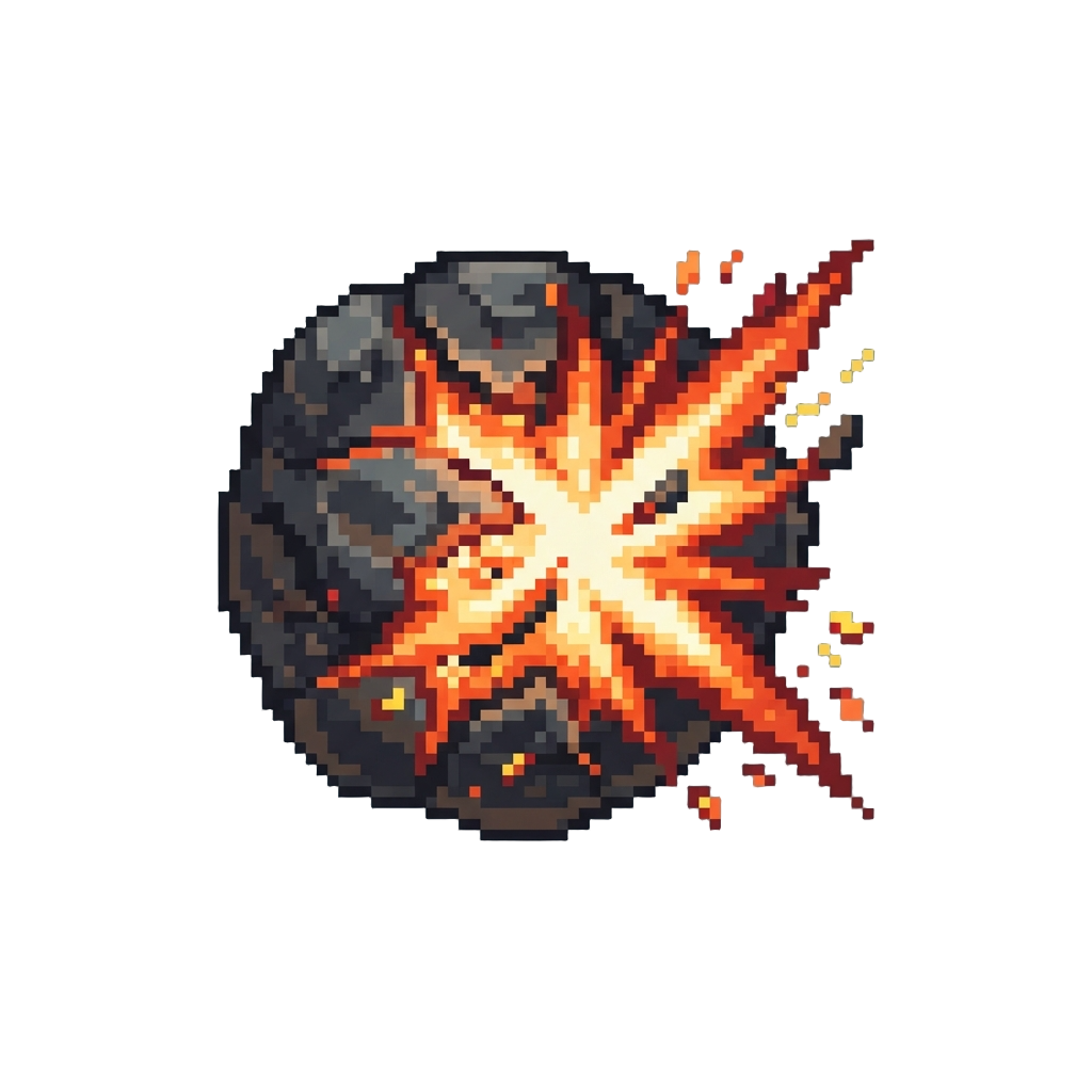 Vengeful Asteroid Destroying Blast