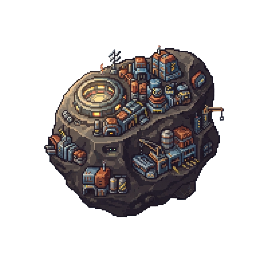 Greedy Asteroid Recycling City Expansion