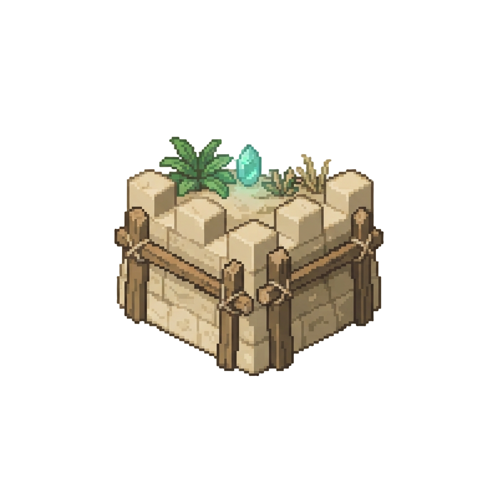 Protective Oasis Sand Wall Barrier