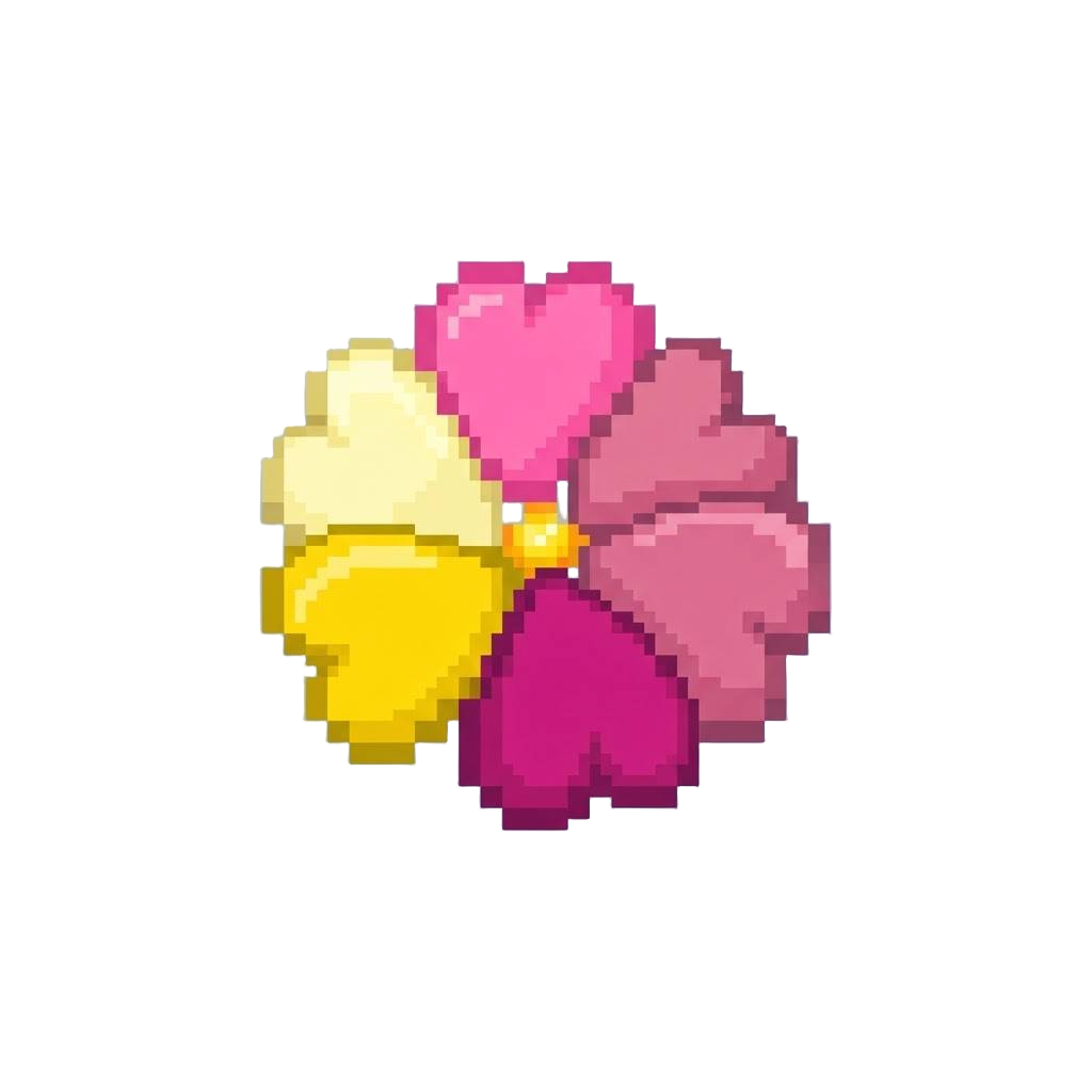 Cheerful Rhythmic Swaying Petal Orbit