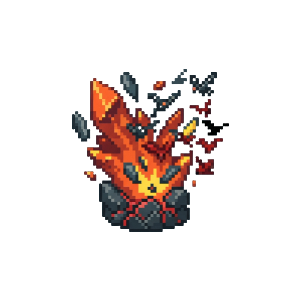 Chaotic Eruption and Flying Swarm Frenzy