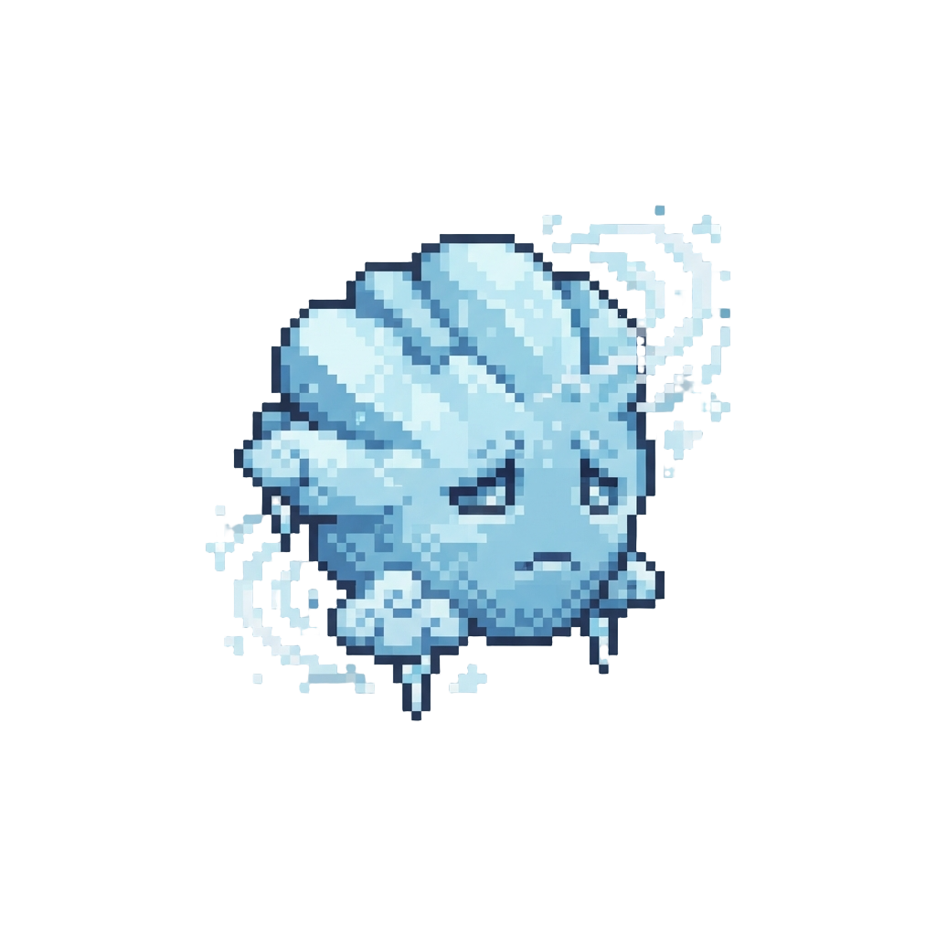 Shy Snow Cloud Blizzard Mask