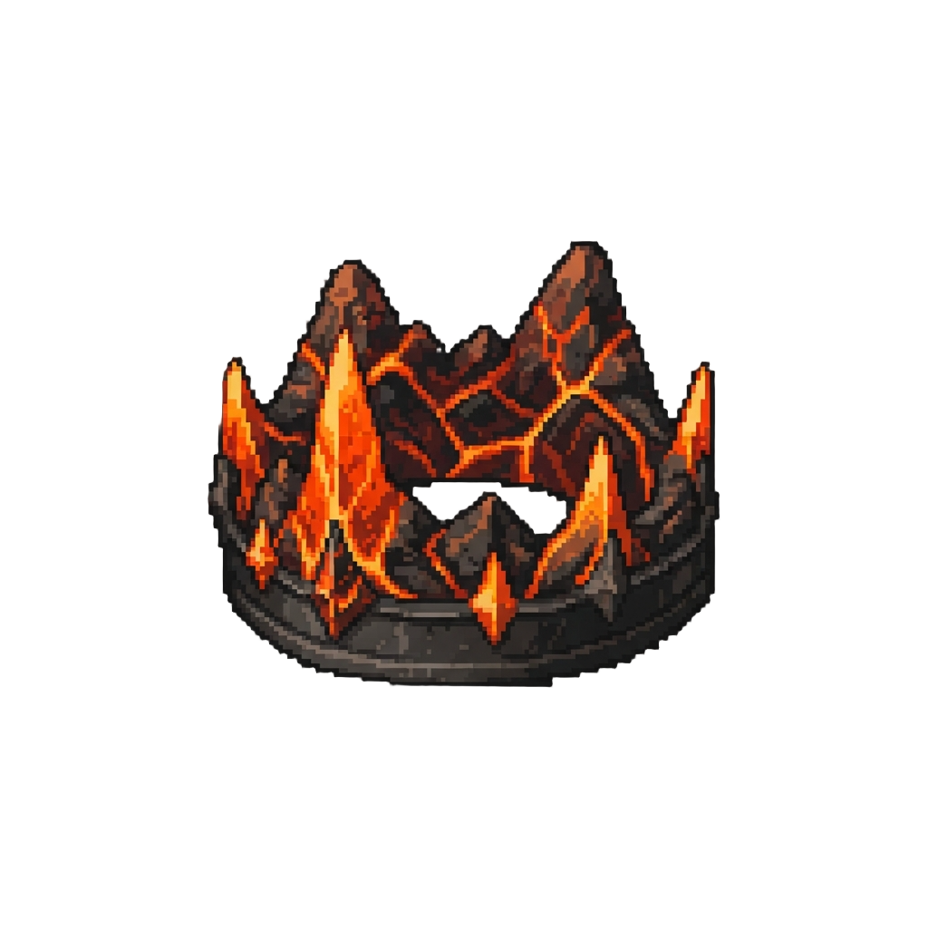 Arrogant Molten Mountain Crown