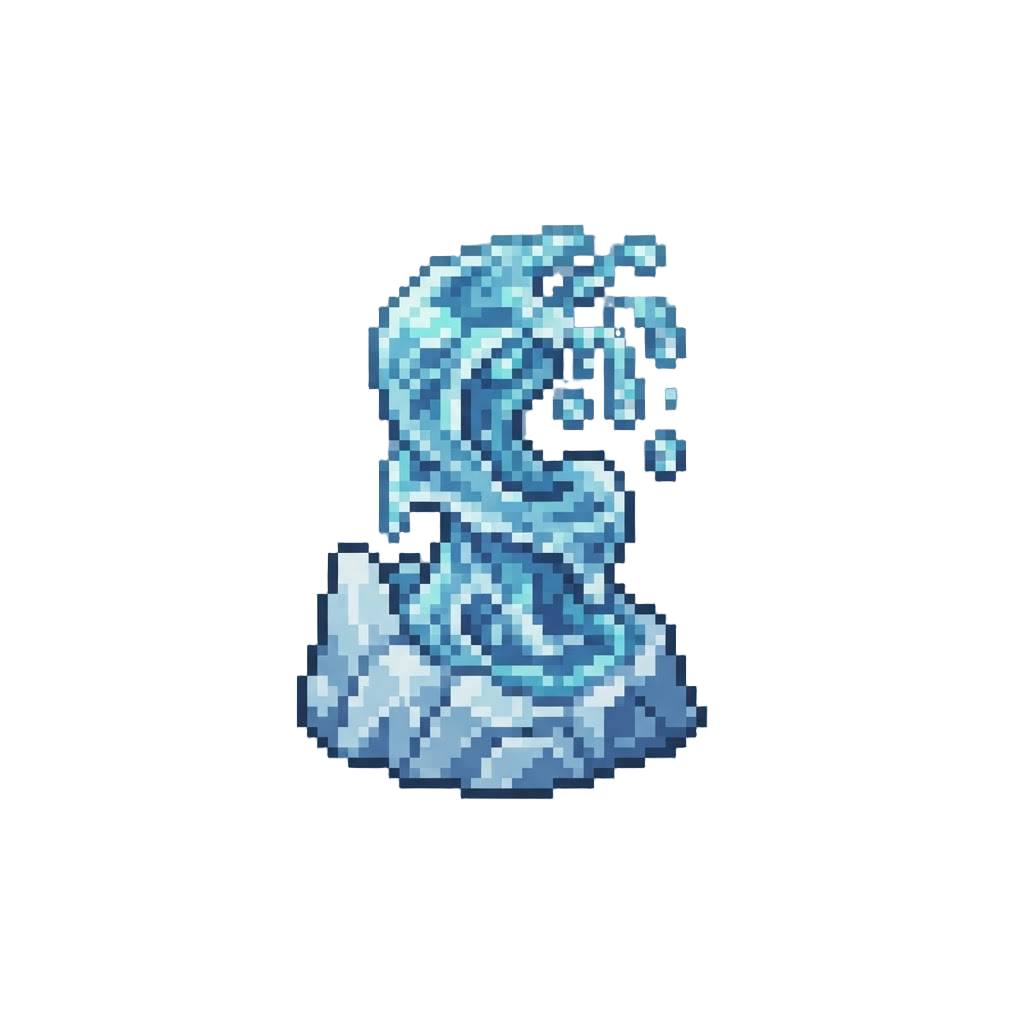 Lonely Dissolving Water Sculpture