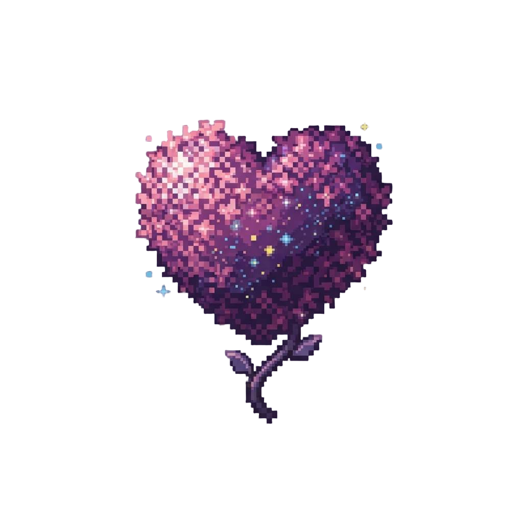 Romantic Billion-flower Space Hearts