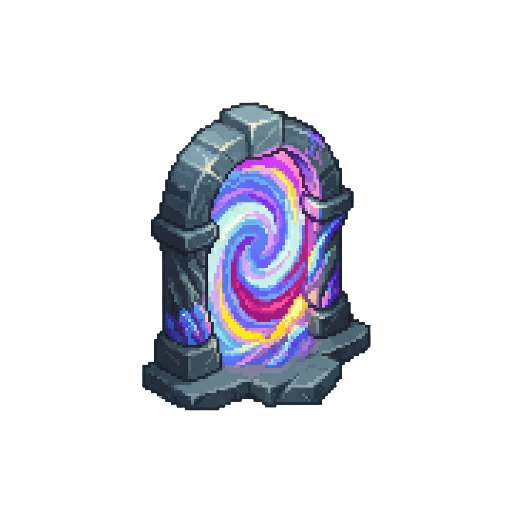 The Iridescent Gateway of the Distortion Area