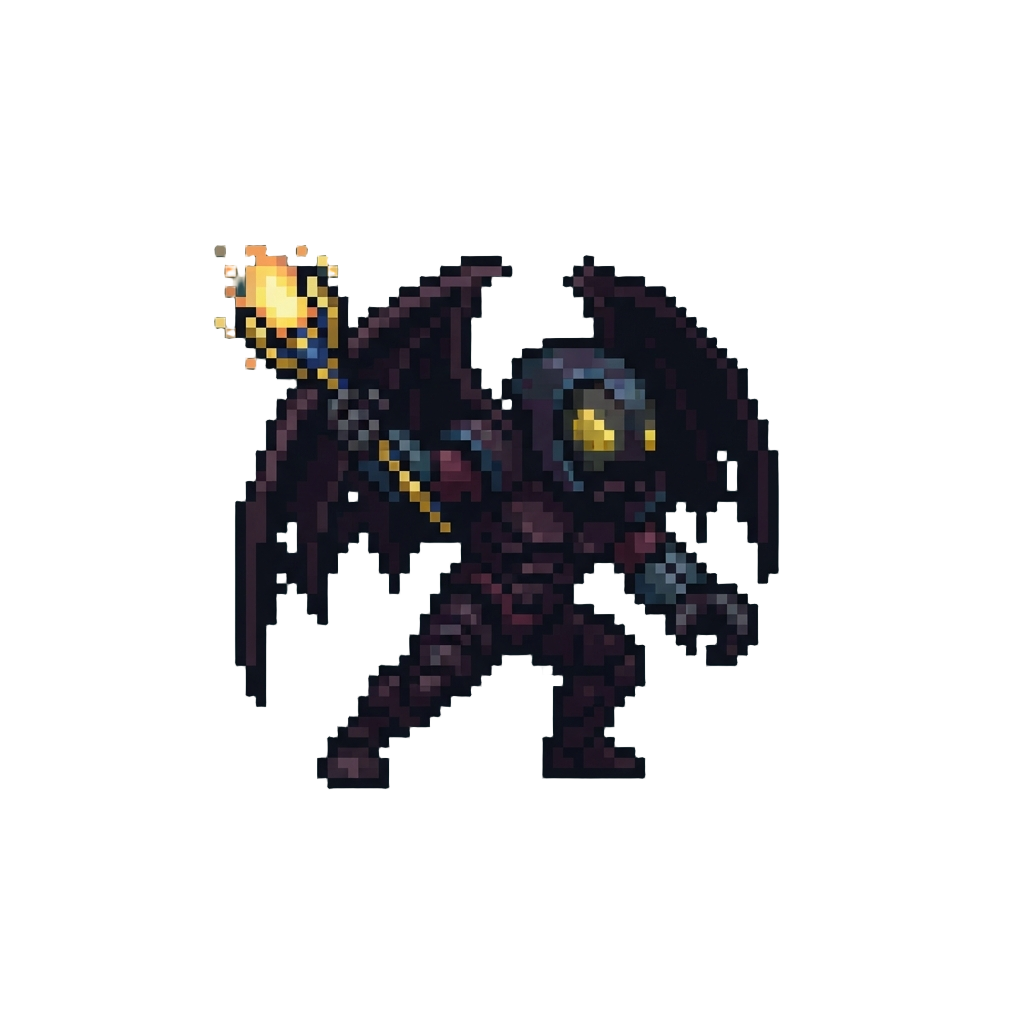 The Shadowy Silhouette of Annihilus Waving His Rod