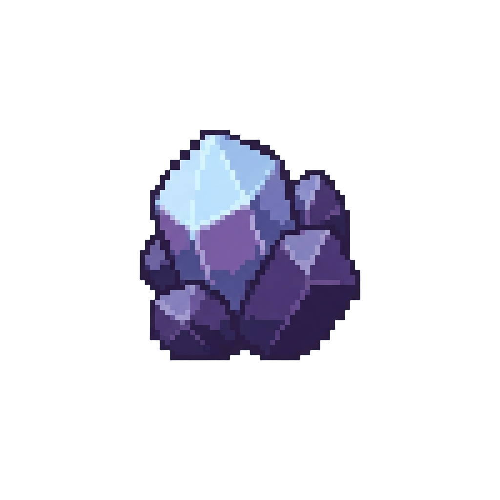 A Crystalline Geometric Rock Cluster