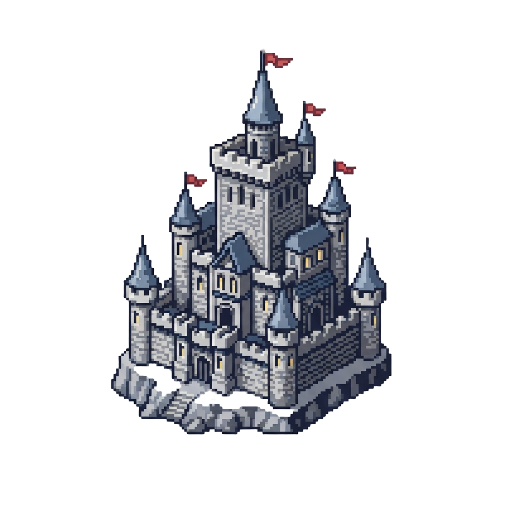 A Towering Mythical Castle