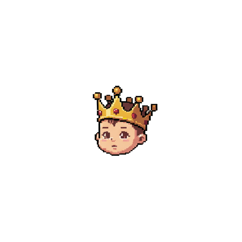 A Crowned Tiny Baby Face