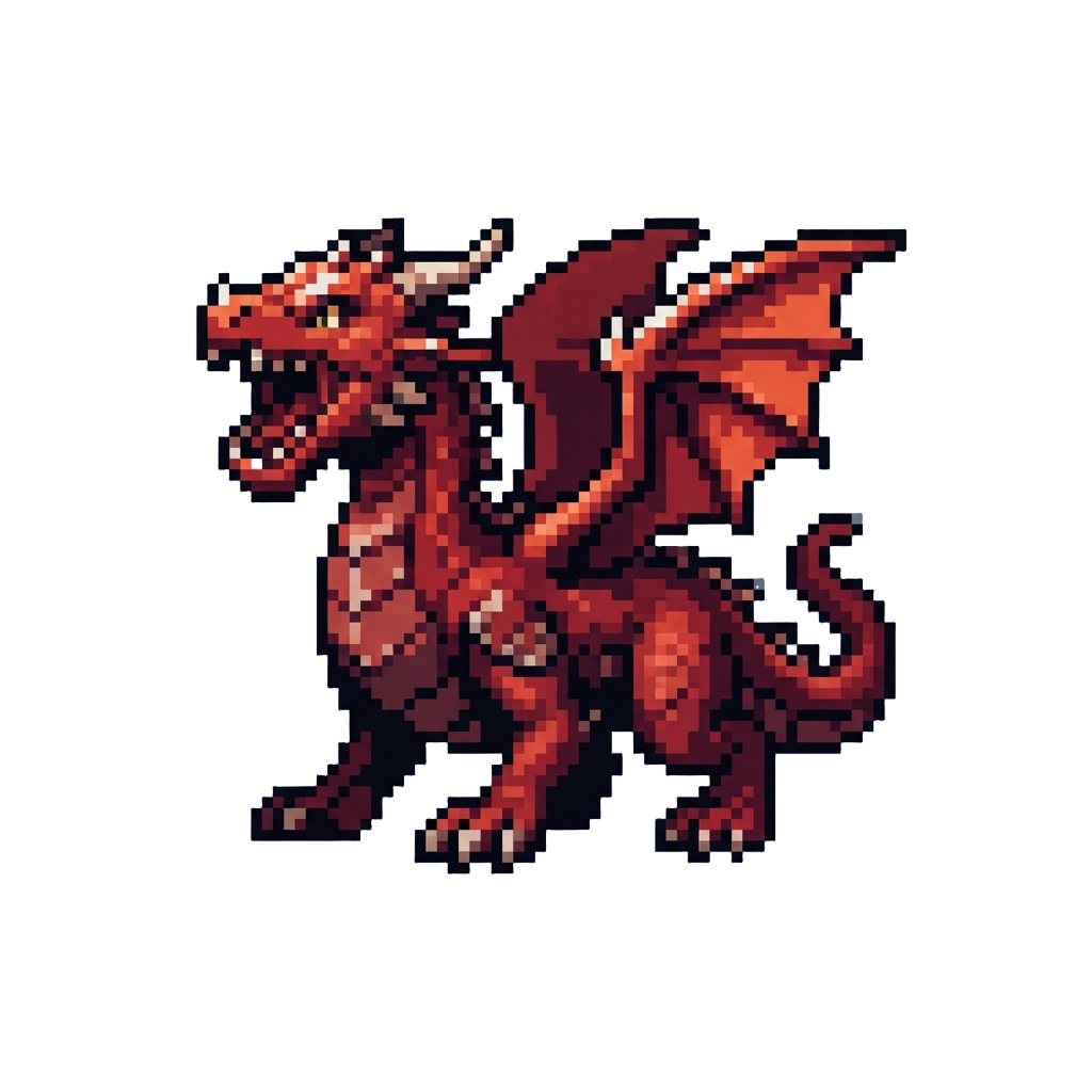 A Roaring Majestic Dragon