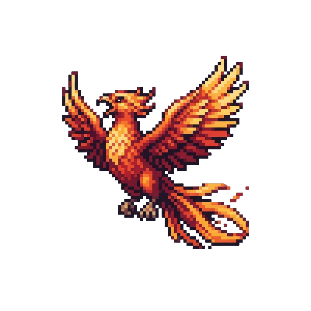A Soaring Giant Phoenix