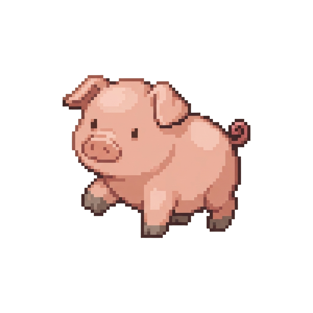 A Clumsy Little Piglet
