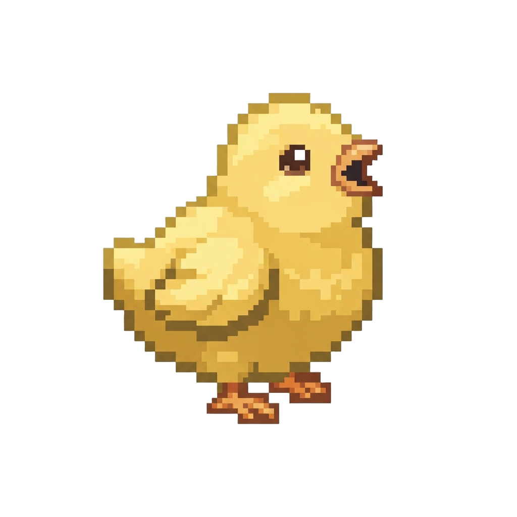 A Tiny Chirping Chick