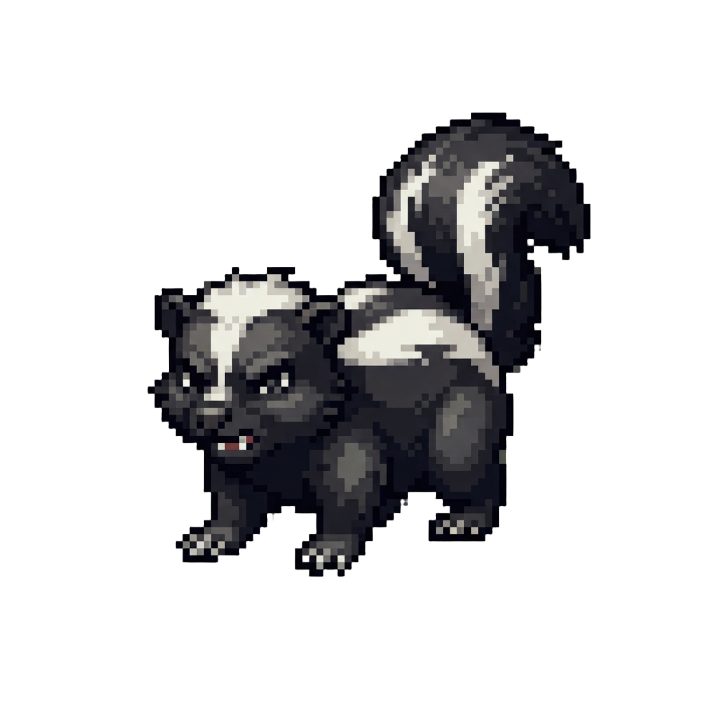 A Furious Mama Skunk