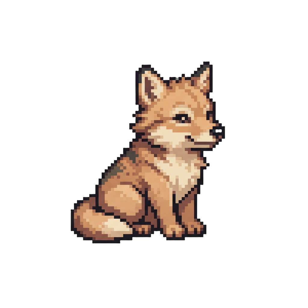 A Gentle Wild Coyote Pup