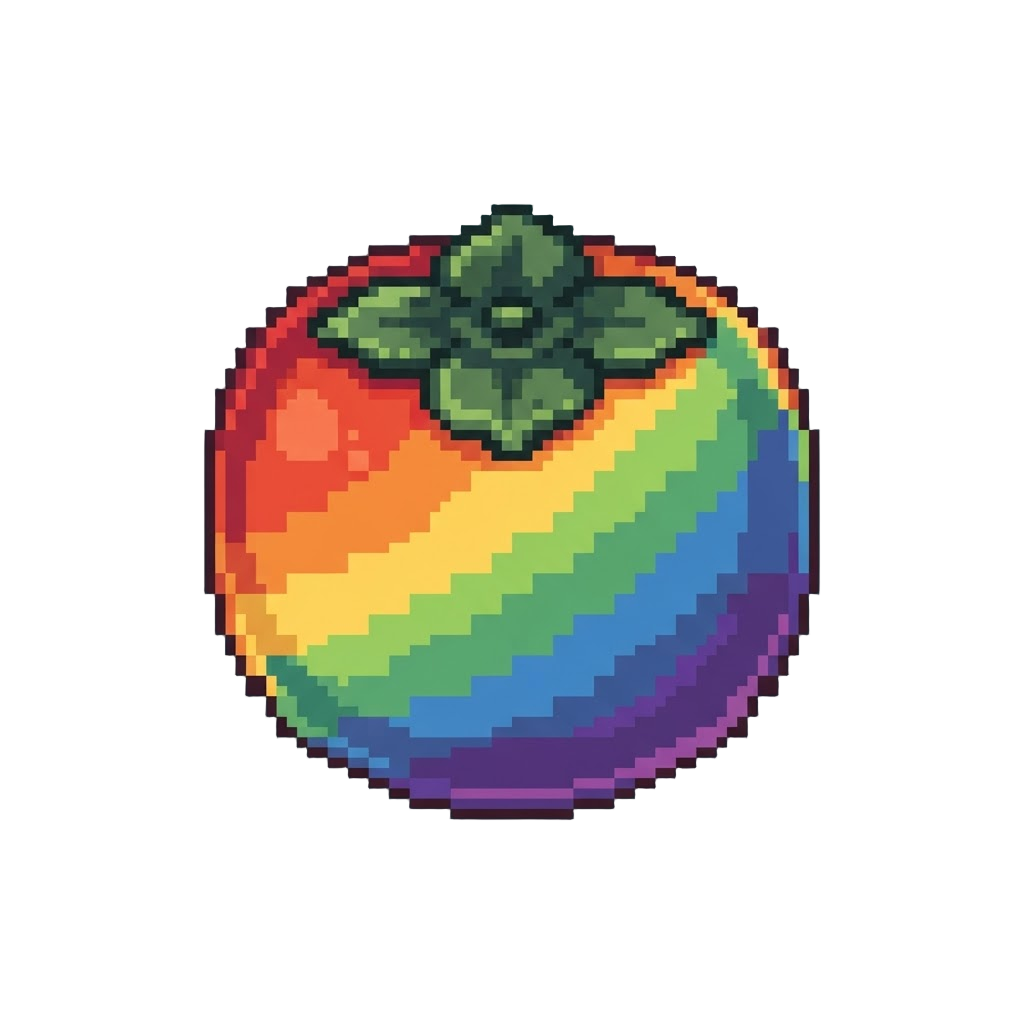 Rainbow Glowing Persimmon